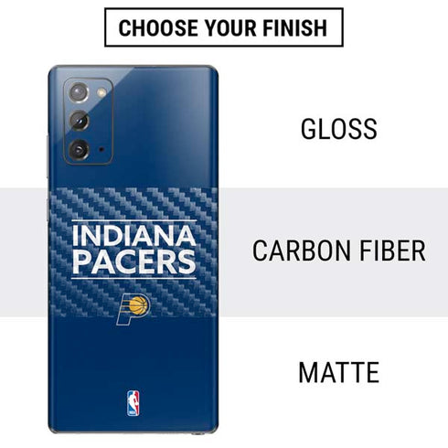 NBA Indiana Pacers Standard - Blue Galaxy Note20 5G Skin